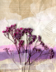 Collage journal page.
