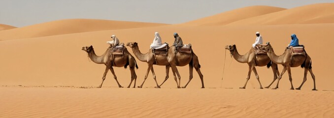 camel in the desert