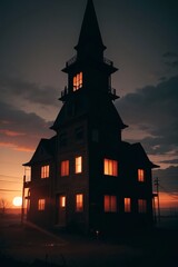 haunted house on the hill