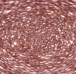 Close-up view of sparkling rose gold glitter texture background