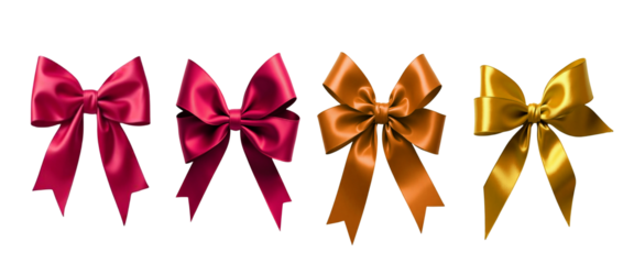 Ribbon bow tie, elegant neckwear accessory, classic fashion element, formal outfit decoration, stylish gift wrapping decor  png isolate on white background Download.