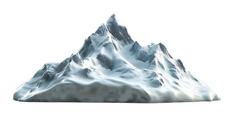 Obraz premium Majestic Snow-Capped Mountain Peak: Stunning Nature Photography