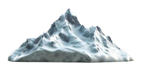 Majestic Snow-Capped Mountain Peak: Stunning Nature Photography