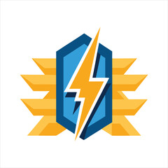 Minimal Electric Service Logo Template