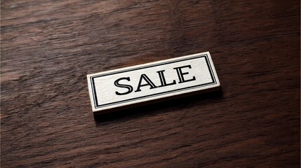 Modern minimalist layout showing "Sale" as a standalone word, conveying urgency and clarity for product marketing.