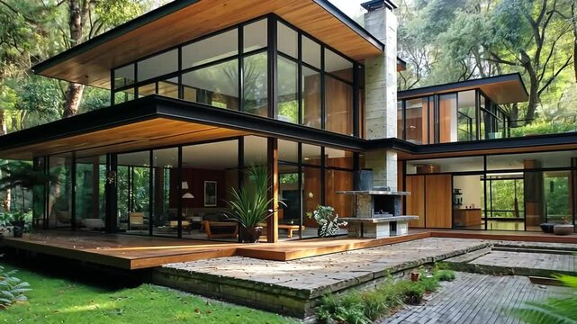Modern kauri forest hideaway new zealand house video