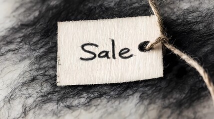 Stylish and uncluttered poster with the word "Sale" in capital letters, used for online store promotions and sales announcements.