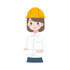 

illustration design of a civil engineer