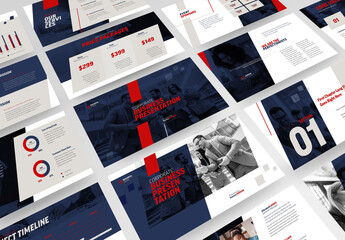 Business Presentation Slide Deck  Template