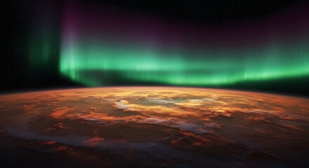 Colorful Aurora on Jupiter