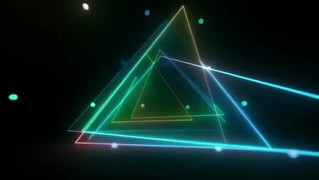 abstract background with glowing lines