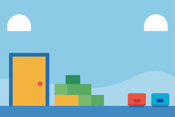 Moving Day  A New Beginning, Packing Boxes and a Closed Door