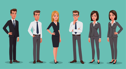 Obraz premium business people team