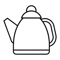 Fototapeta premium kettle isolated on white background