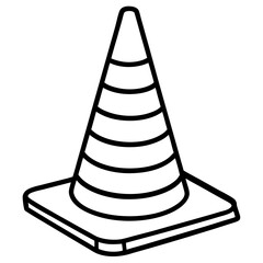 traffic cone icon