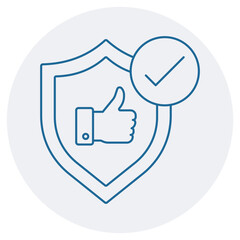 Obraz premium Trust and Integrity icon, Built on Trust The Foundation of Ethical Success, Integrity in Action Leading with Honesty and Accountability, vector