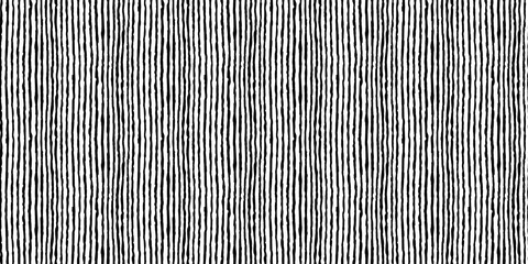 Vertical striped seamless pattern with hand drawn pencil textured vertical lines. Horizontal background with sketchy scribble stripes in black and white colors.