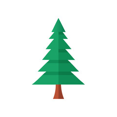 Fototapeta premium christmas tree vector illustration