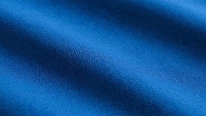 Rich blue fabric texture background soft drape