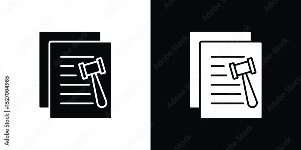 Fototapete code of conduct icon in flat version on black and white background