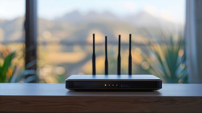 Next generation 5g router for home networks  secure, high bandwidth internet   communication