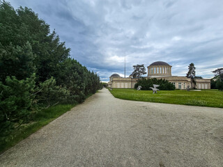 Architectural Landscape with Modern City Skyline