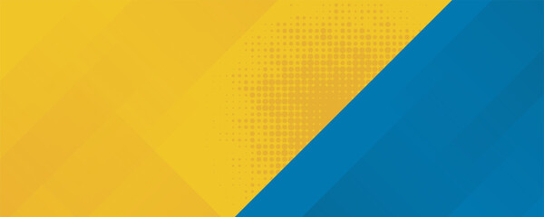 blue background and Yellow and blue hipster futuristic graphic design