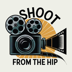 Obraz premium 2d vector illustration t shirt design print with lettering and element 