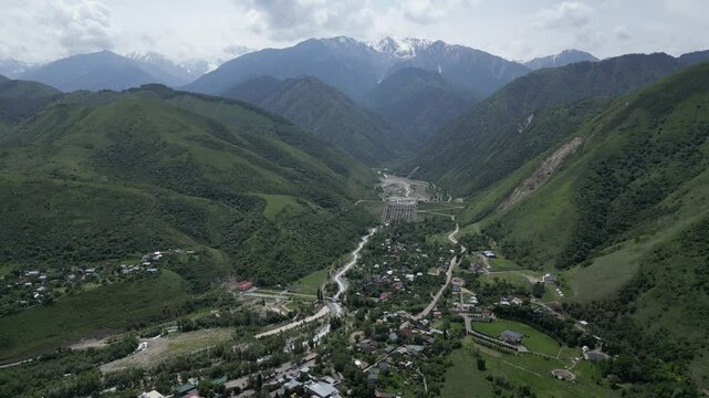 City in the Gorge. Talgar, Kazakhstan