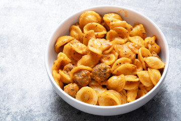 rustic italian pork sausage orecchiette pasta