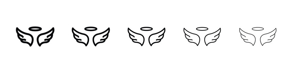 Angel icon vector collection. EPS 10