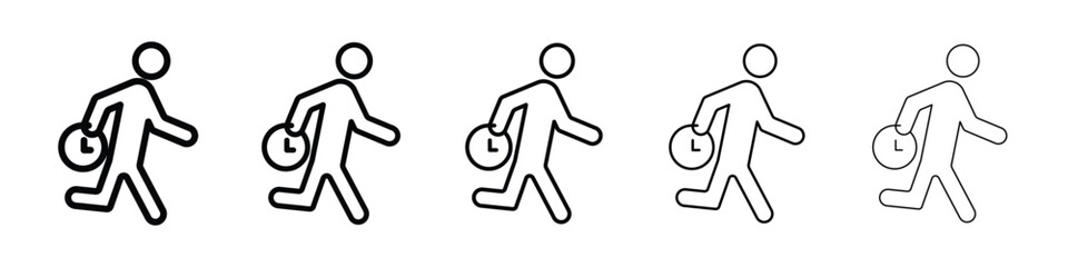 Busy icon vector collection. EPS 10