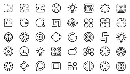 Hand-drawn alphabet and numbers vector icon set for web design and social media communication