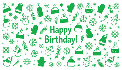 Seamless vector pattern illustration featuring wine bottles and summer elements