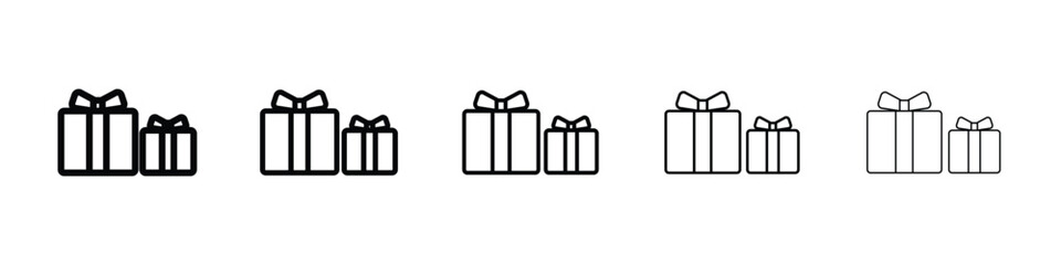 Gifts icon vector collection. EPS 10