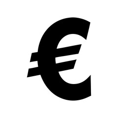 Obraz premium vector illustration of a Euro sign icon on a white or transparent PNG background