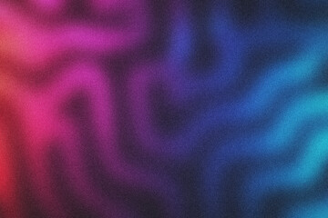 Obraz premium Abstract grainy gradient background in red, blue and purple colors. Noise texture. Abstract gradient in multicolored tones. Background design. blurred pattern. Banner, poster.
