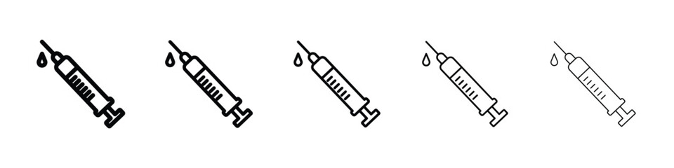 Needle icon vector collection. EPS 10