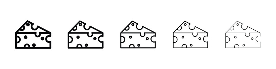 Parmesan icon vector collection. EPS 10