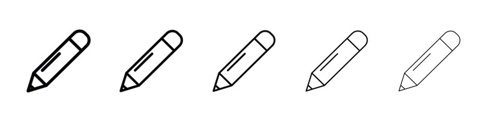 Pencil icon vector collection. EPS 10
