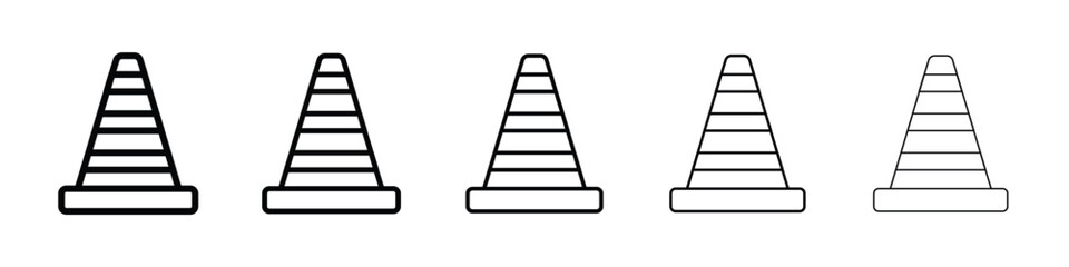 Road cone icon