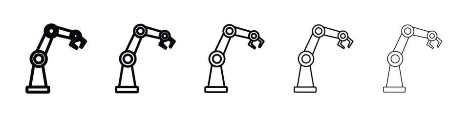Robot arm icon