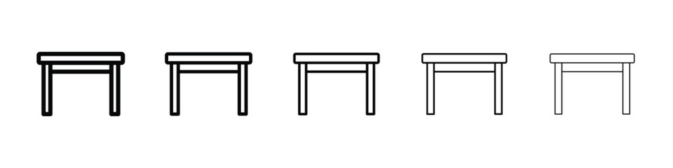 Table icon vector collection. EPS 10