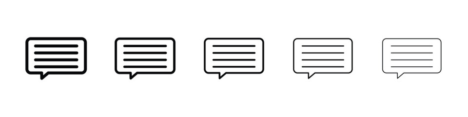 Text icon vector collection. EPS 10