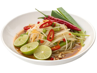 thai spicy papaya salad