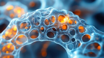 blue and white fractal background