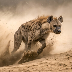 Obraz premium hyena in serengeti national park serengeti tanzania