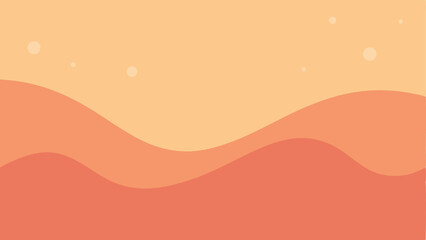 Abstract wavy gradient background in warm earth tones with soft rounded elements