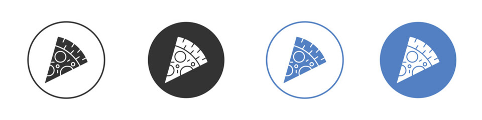 Pizza icon vector. Logo Template illustration design