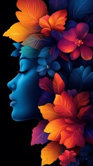 Generative Ai Artwork Combining Abstract Fashion Trends With Colorful Texture Poster Elements Composition for Contemporary Flier and Cool Cover Style